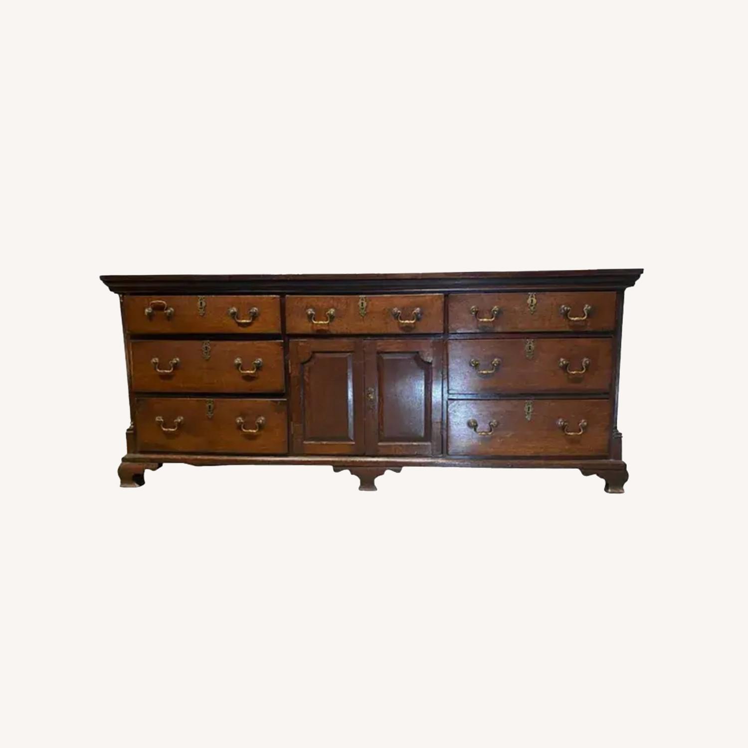 English 18th Century Oak Georgian Sideboard - image-0