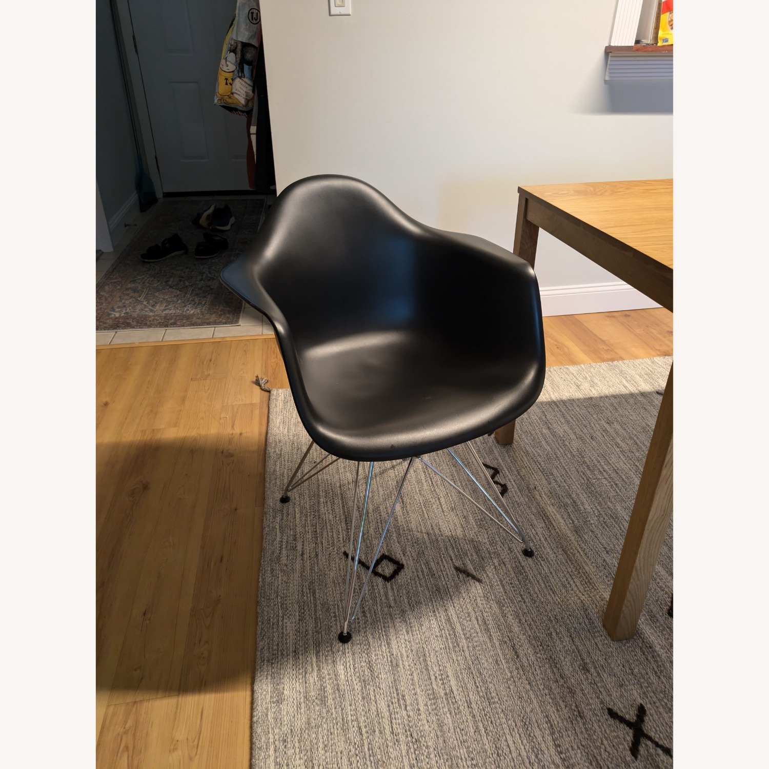 Eames Molded Plastic Arm Chair - image-1