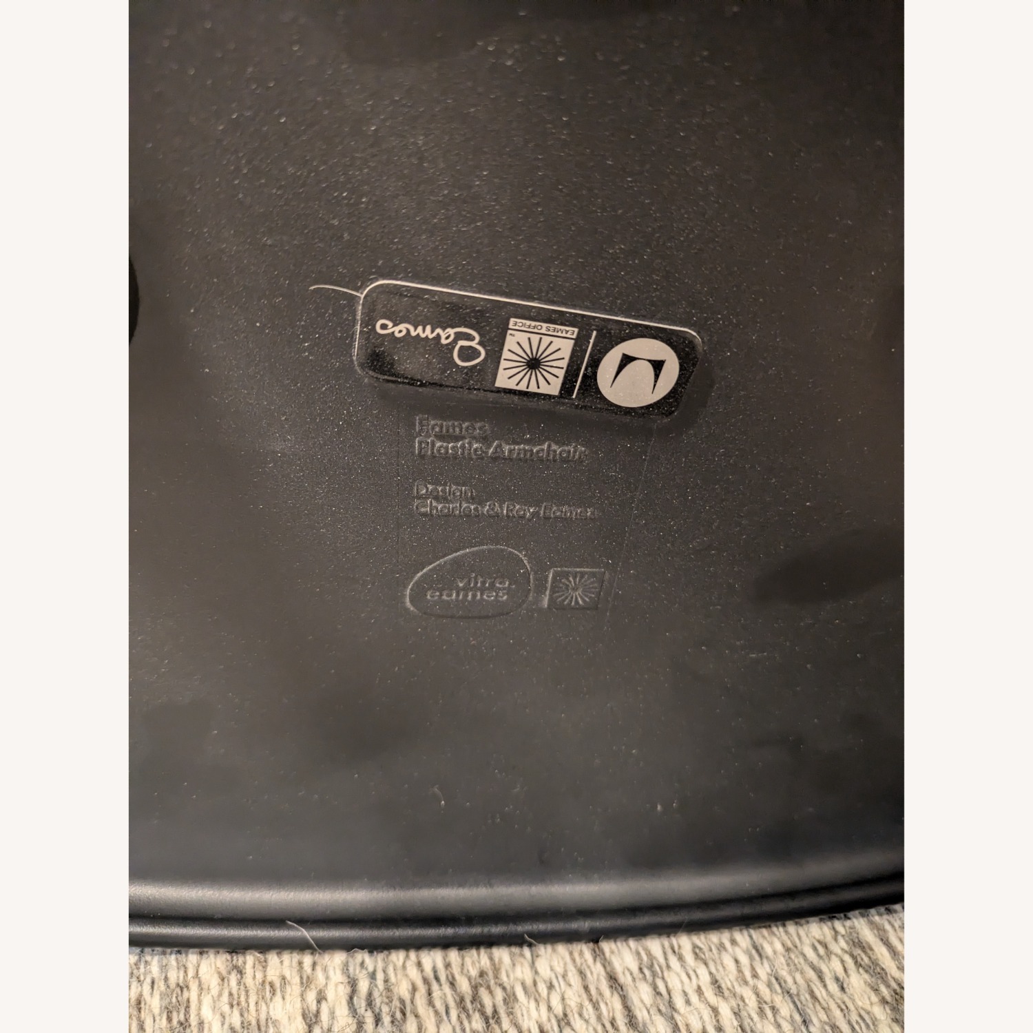 Eames Molded Plastic Arm Chair - image-3