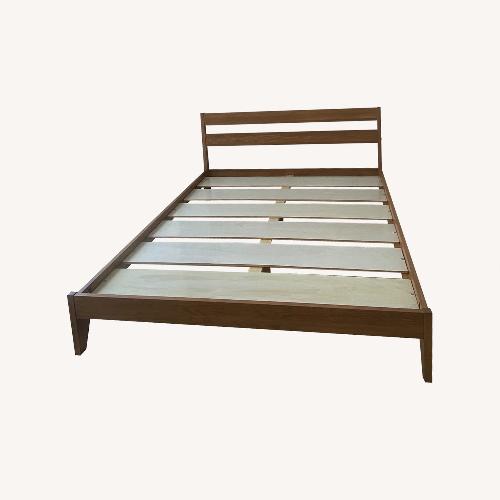 Used Tuft & Needle Solid Oak Wood Queen Bedframe for sale on AptDeco