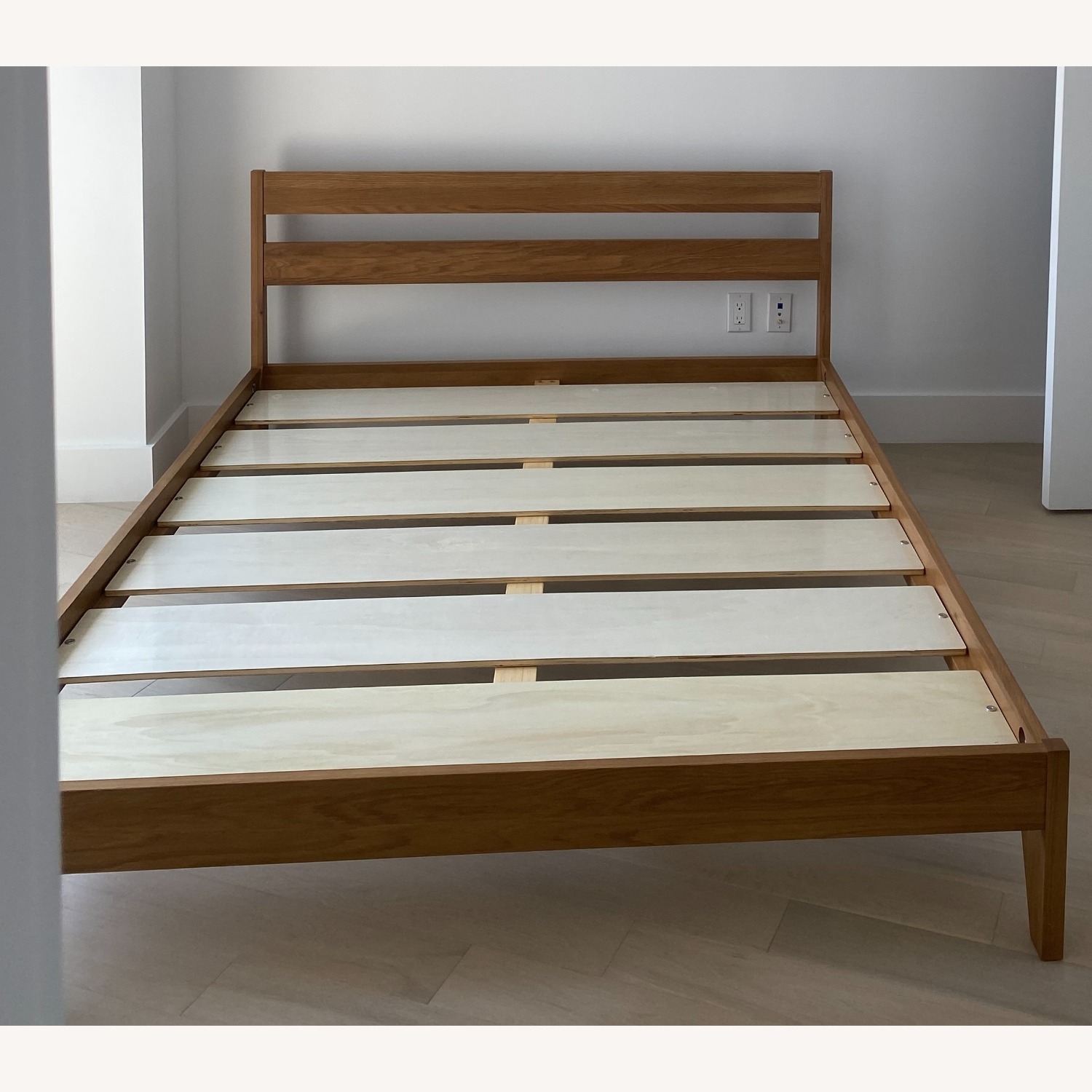 Tuft & Needle Solid Oak Wood Queen Bedframe - image-1