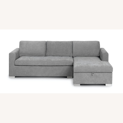 Used Article Soma Dawn Gray Right Sofa Bed for sale on AptDeco