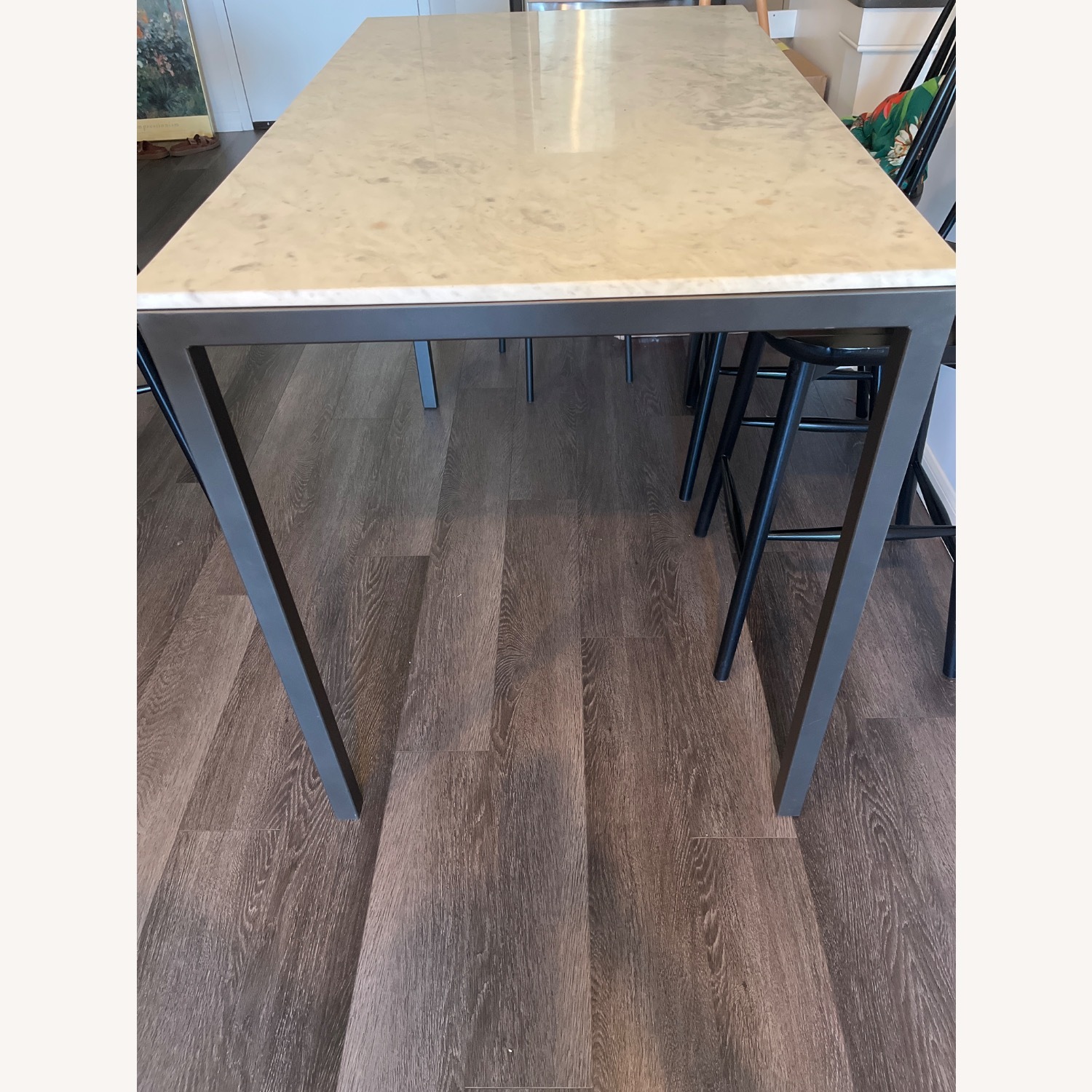 West Elm Marble Counter Height - image-3