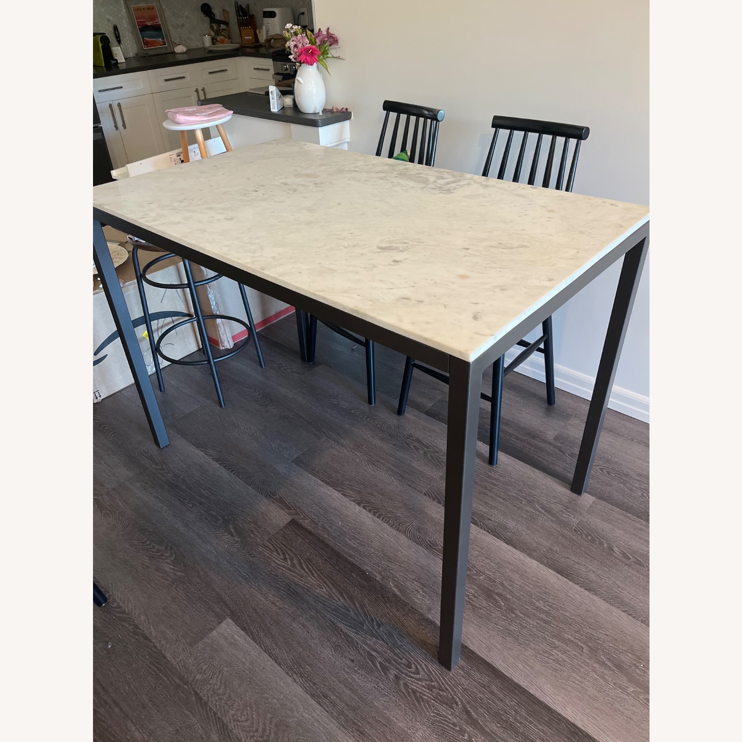 West Elm Marble Counter Height - image-4