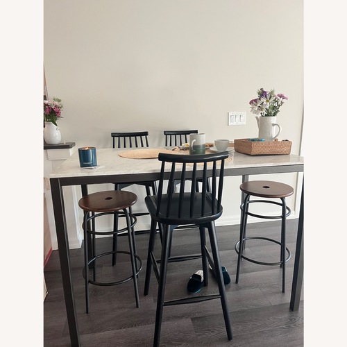 Used West Elm Marble Counter Height for sale on AptDeco