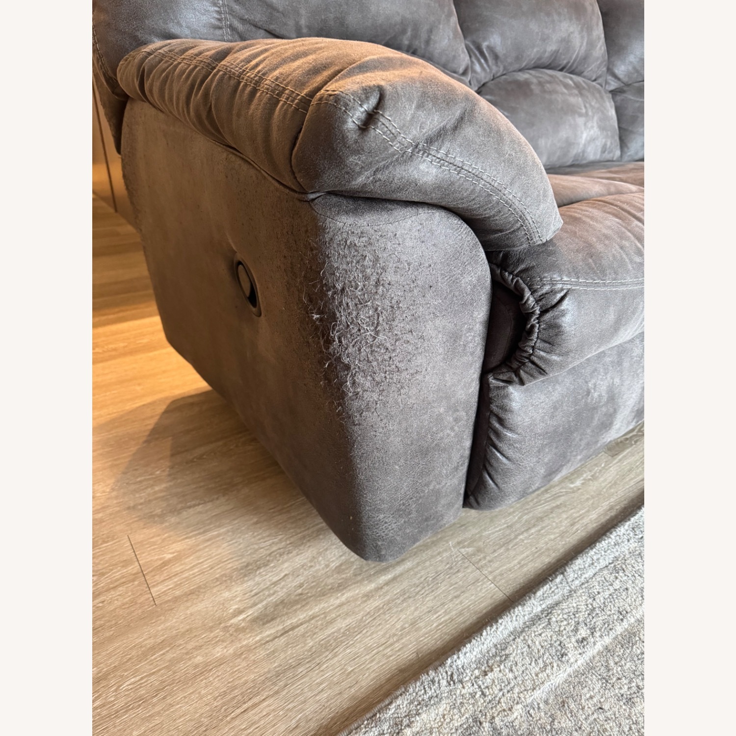 Double Reclining Sectional Sofa - image-5