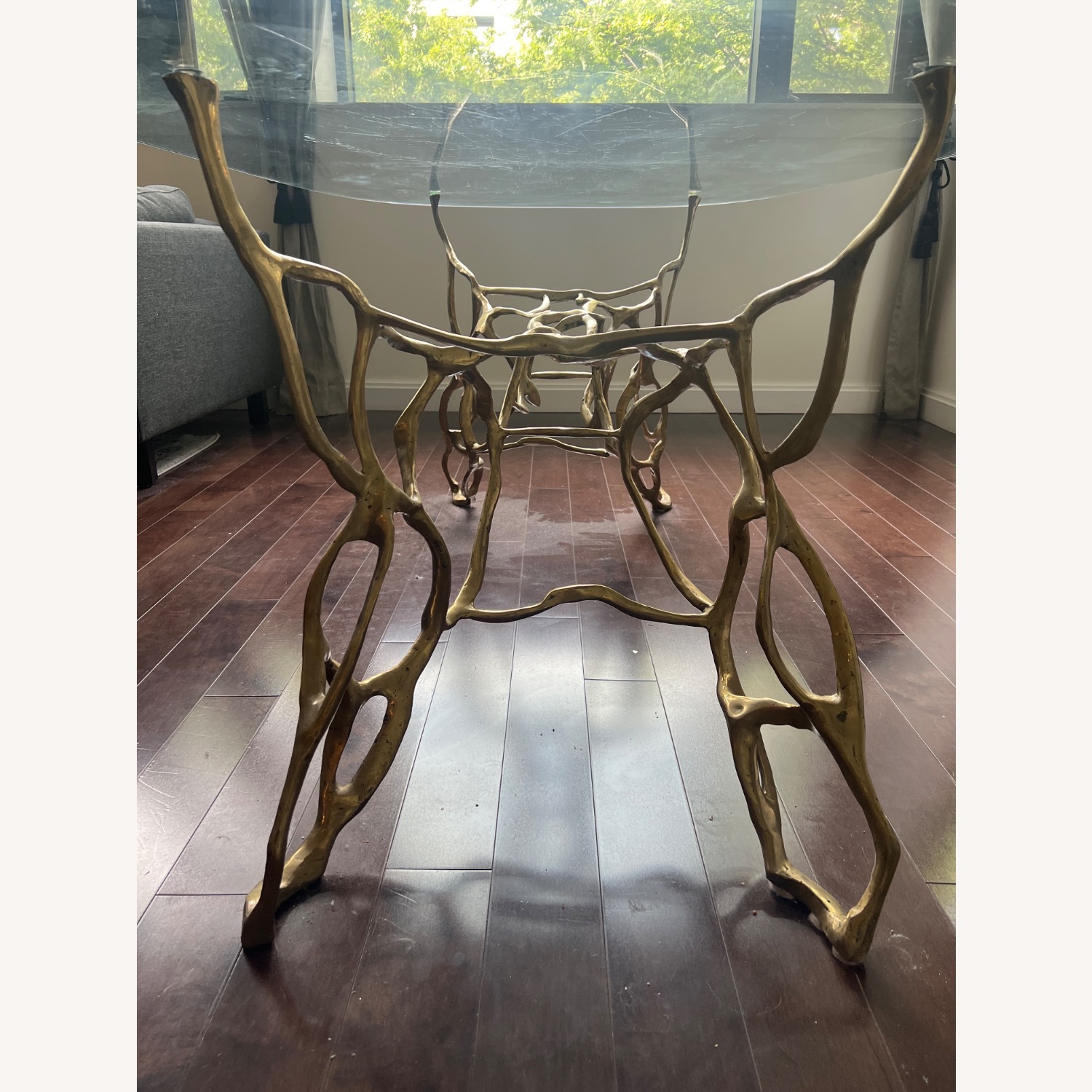 Organic Modernism Bronze Dining Table - image-3