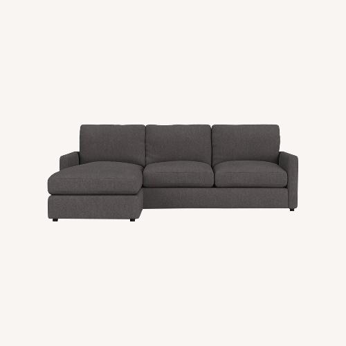 Used Room & Board Gray 91" Linger Sofa W Chaise for sale on AptDeco