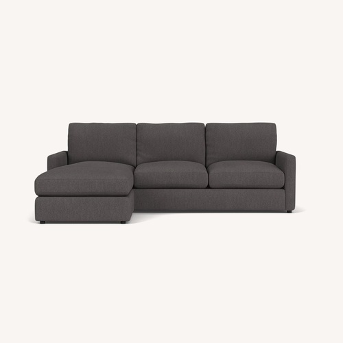 Used Room & Board Gray 91" Linger Sofa W Chaise for sale on AptDeco