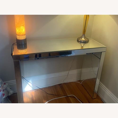 Used Houzz Mirrored Console Table for sale on AptDeco