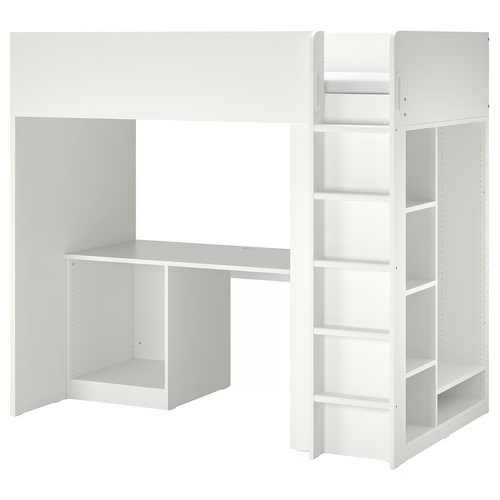 Used Smastad Kids Loft Bed With Desk for sale on AptDeco