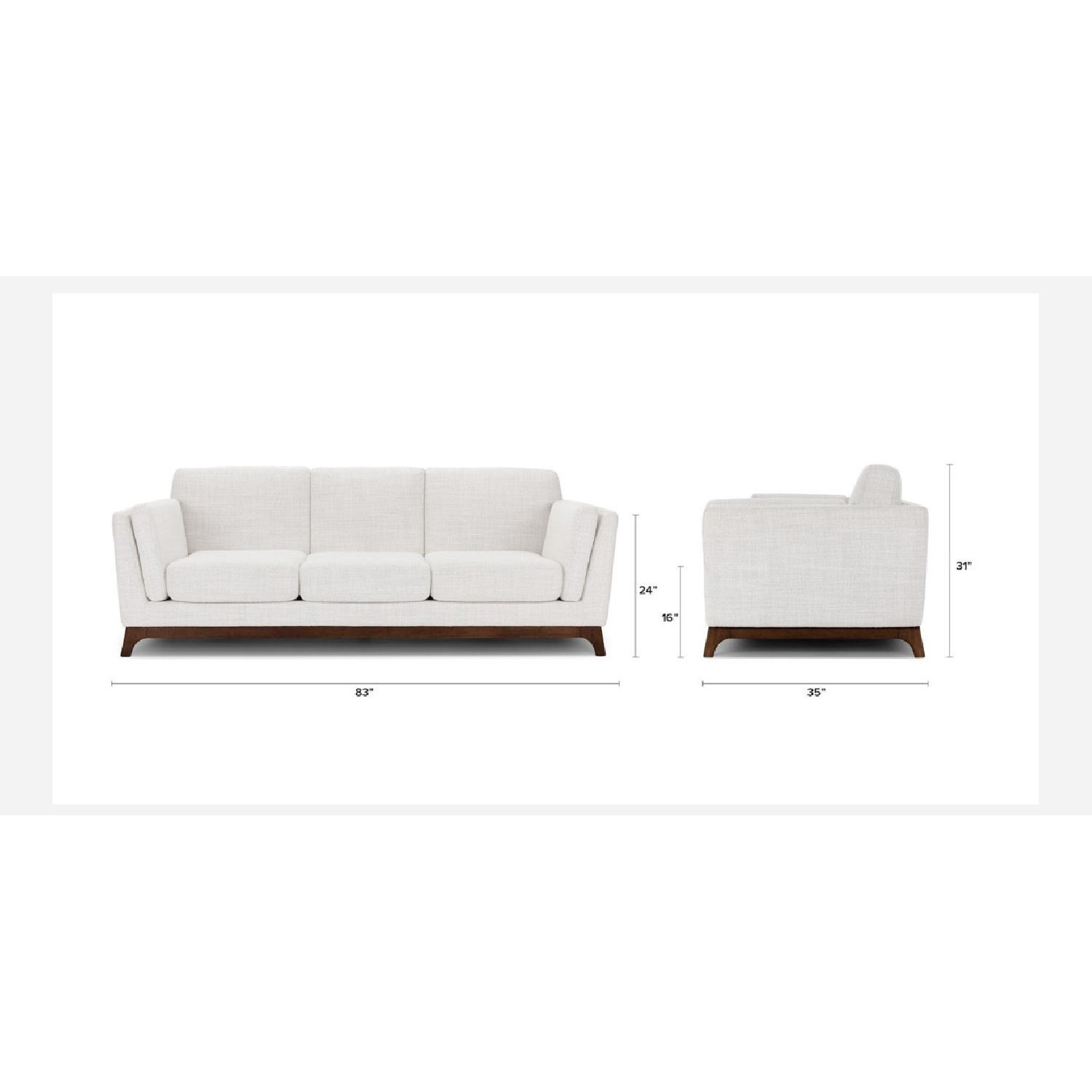 Article Ceni 83" Sofa - Fresh White - image-2