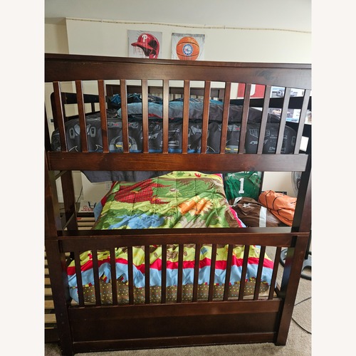 Used Apollo Power Skylar Circle Bunk Bed with Trundle  for sale on AptDeco