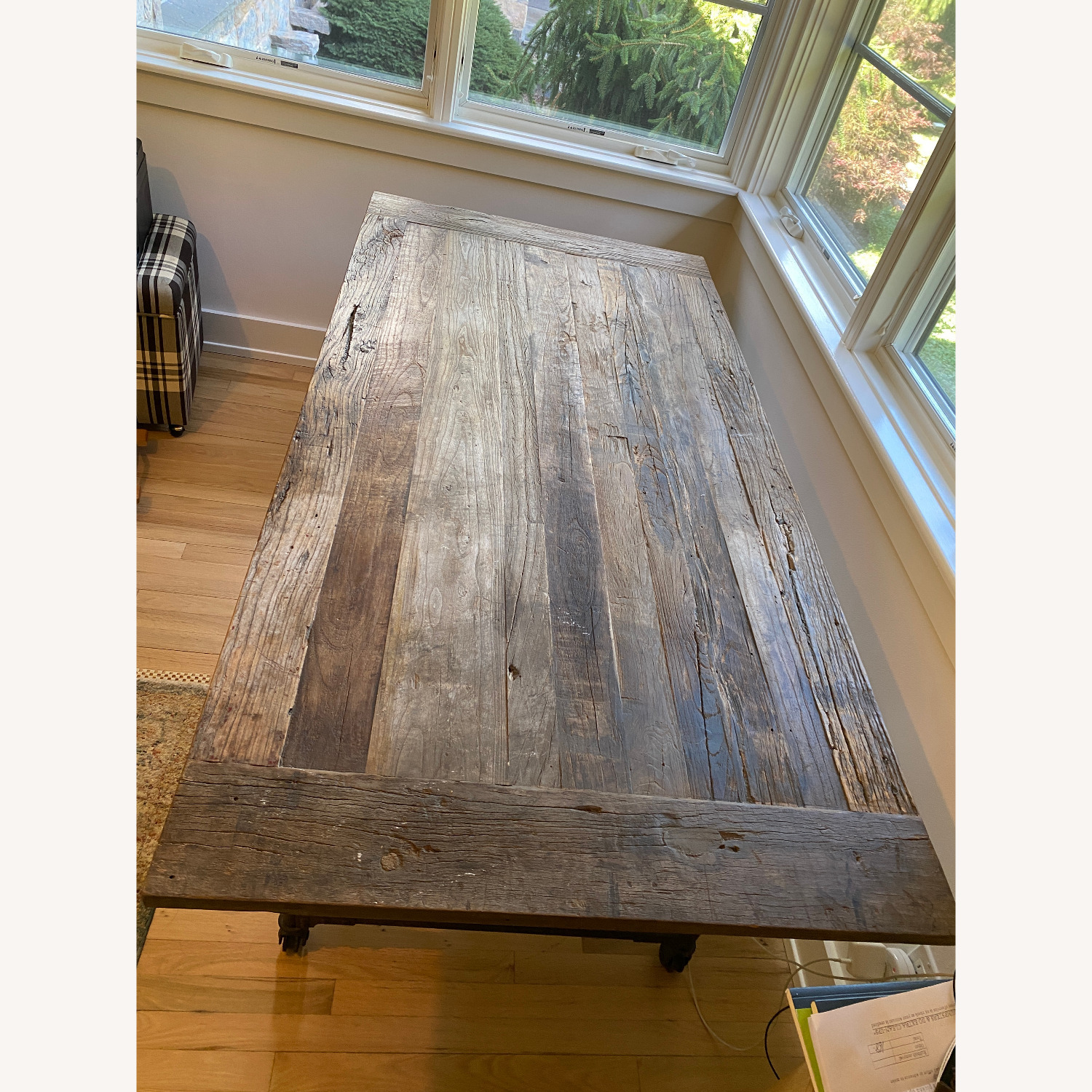 Restoration Hardware Flatiron Rectangular Dining Table - image-2