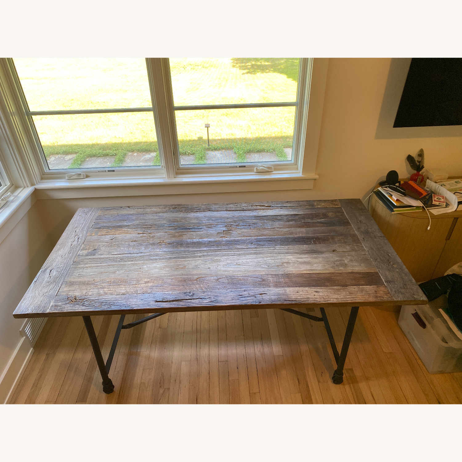 Restoration Hardware Flatiron Rectangular Dining Table - image-3