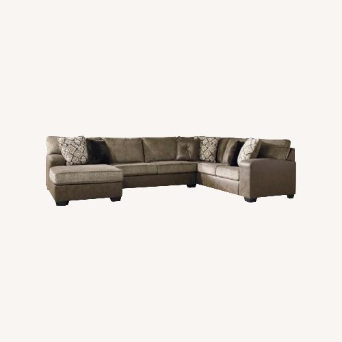 Used Ashley Furniture Abalone Sectional with Chaise for sale on AptDeco