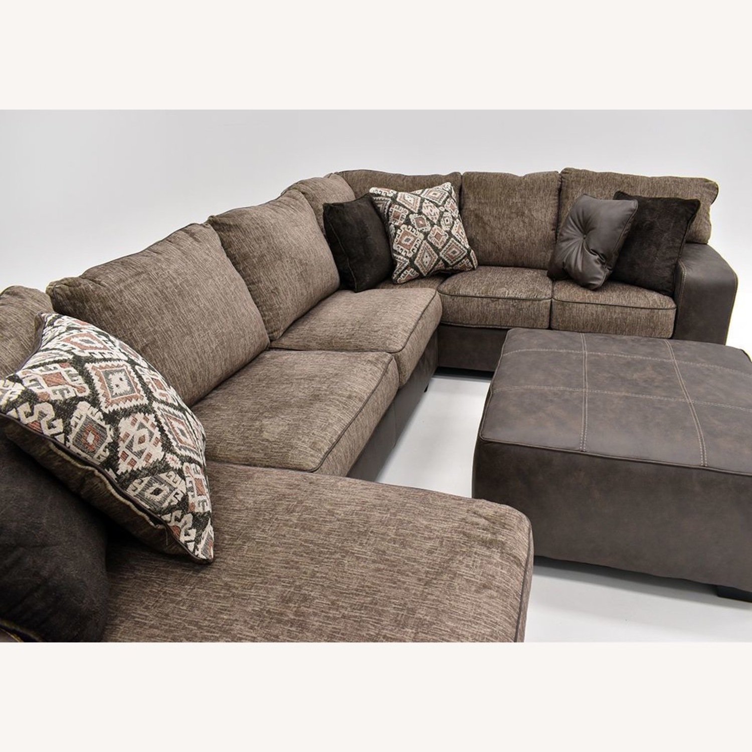 Ashley Furniture Abalone Sectional with Chaise - image-2