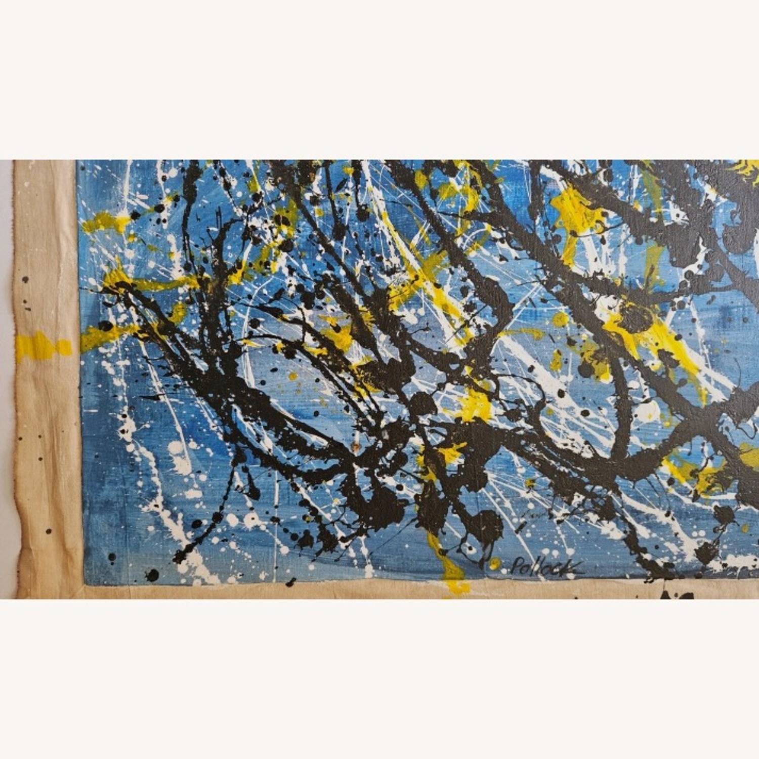 Blue Fireworks Art - image-0