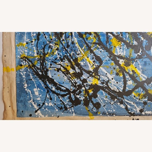Used Blue Fireworks Art for sale on AptDeco