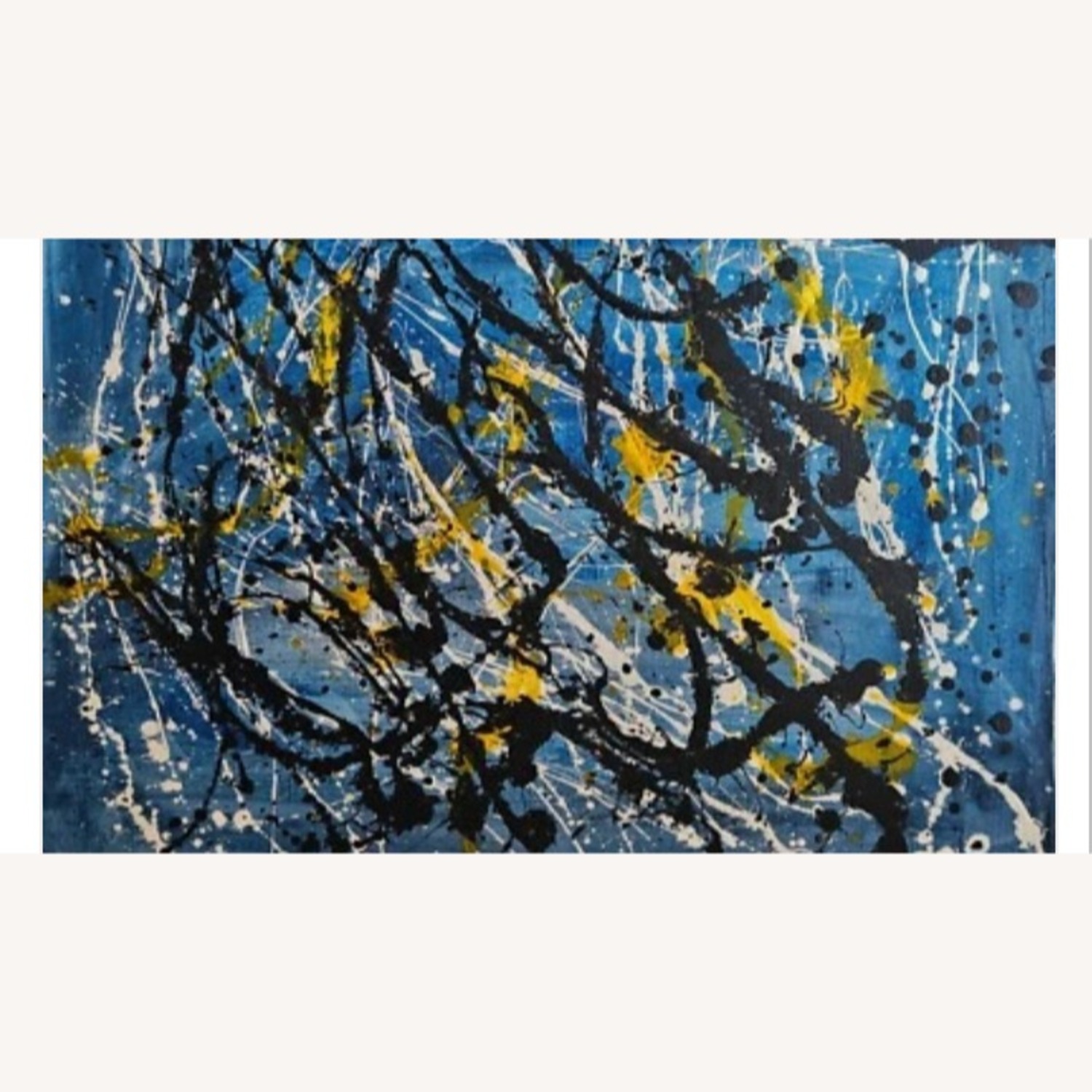 Blue Fireworks Art - image-2