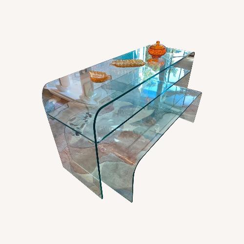 Used Vintage Waterfall Nesting Console Set for sale on AptDeco