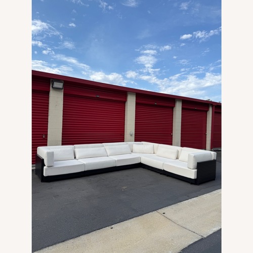 Used Caicos Restoration Hardware Outdoor Sectional  for sale on AptDeco