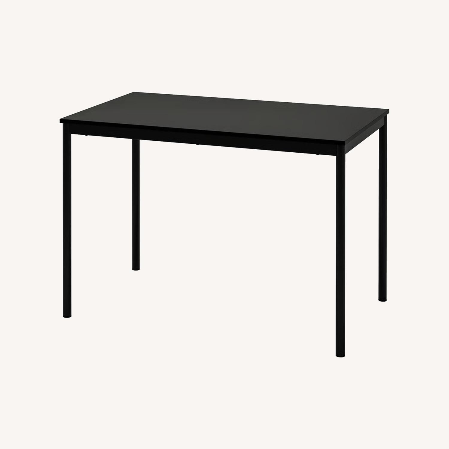IKEA SANDSBERG Black 2 Person Dining Table - image-0