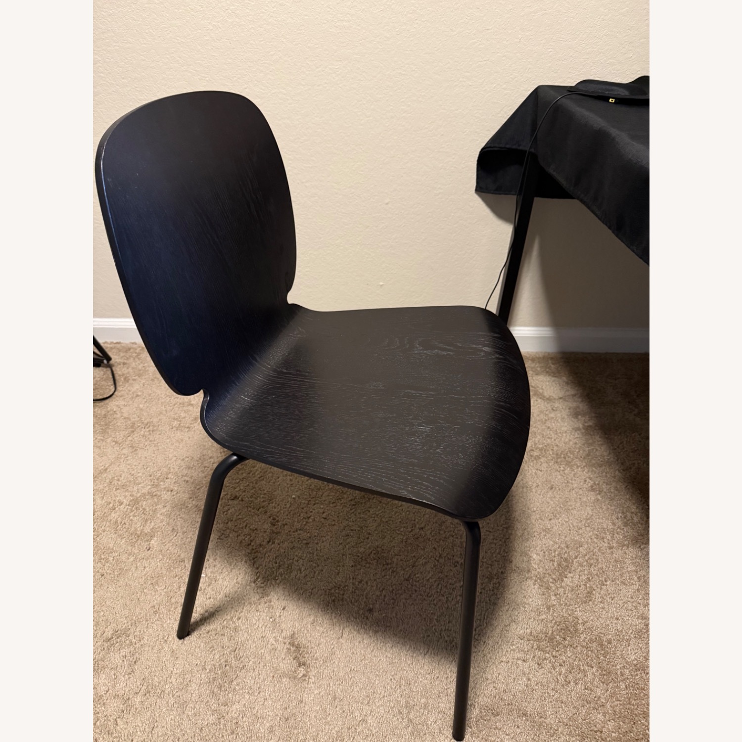 IKEA SANDSBERG Black 2 Person Dining Table - image-3