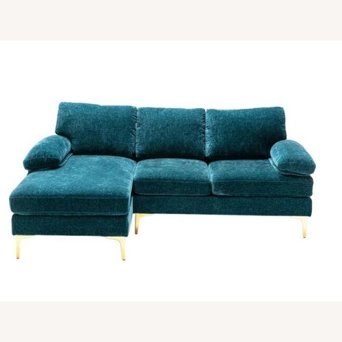Used  81.5 in. 3-Piece Sectional with Ottoman for sale on AptDeco