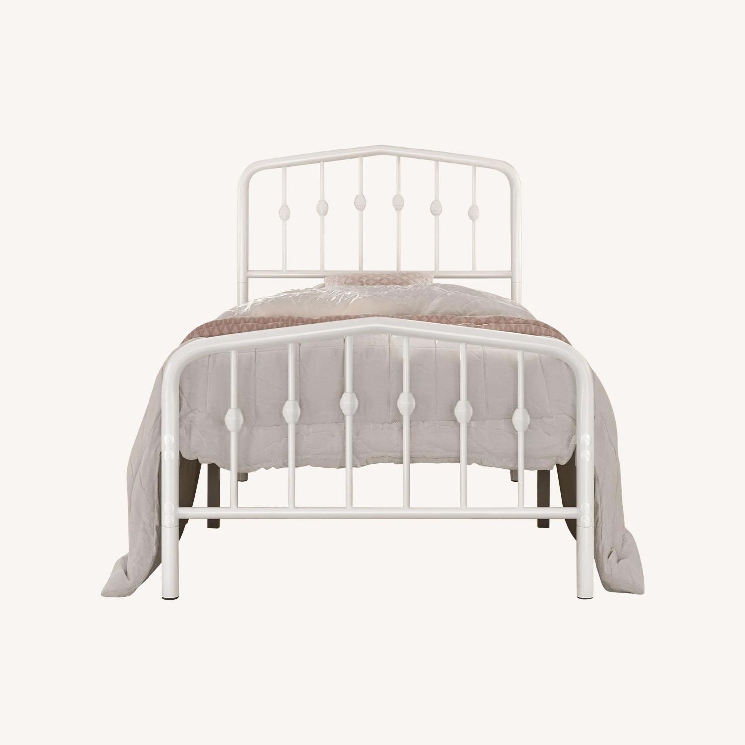 Wayfair Aalderk Metal Spindle Bed - image-0