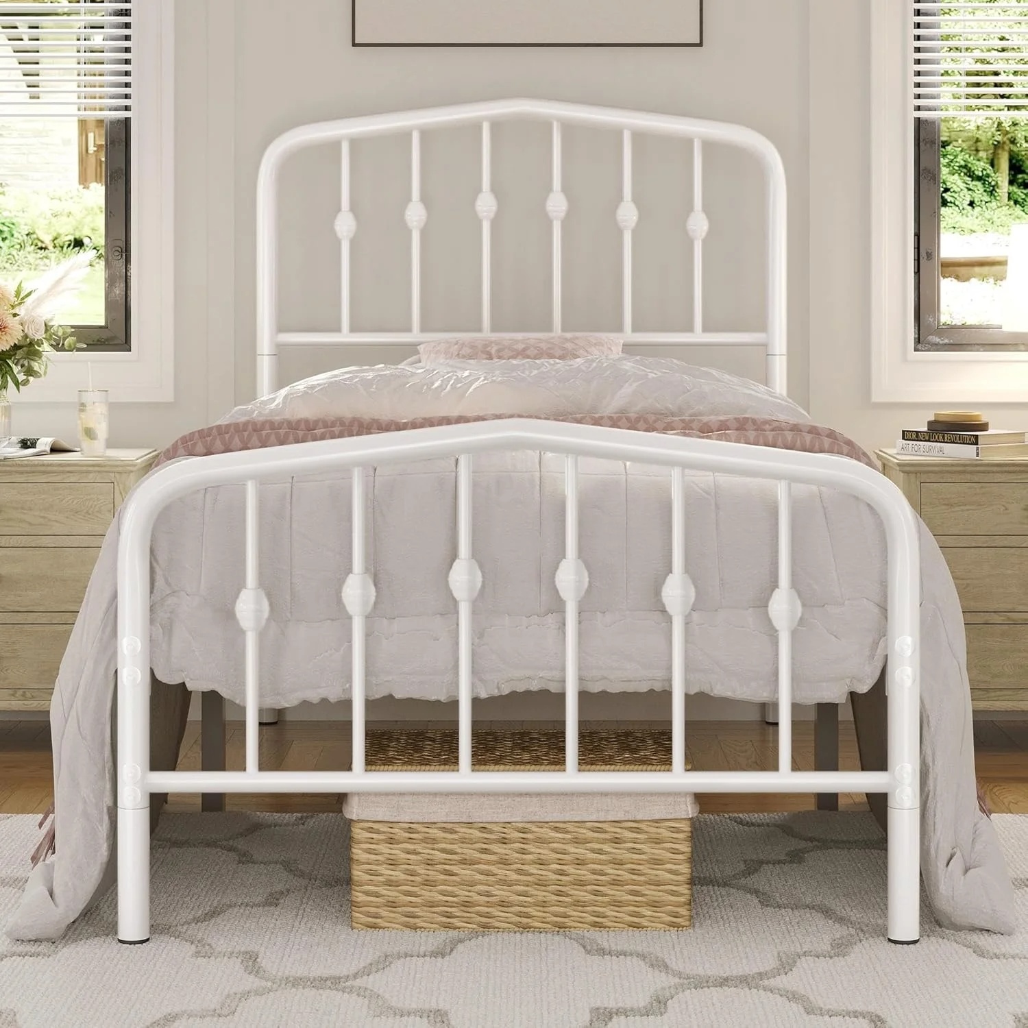 Wayfair Aalderk Metal Spindle Bed - image-4