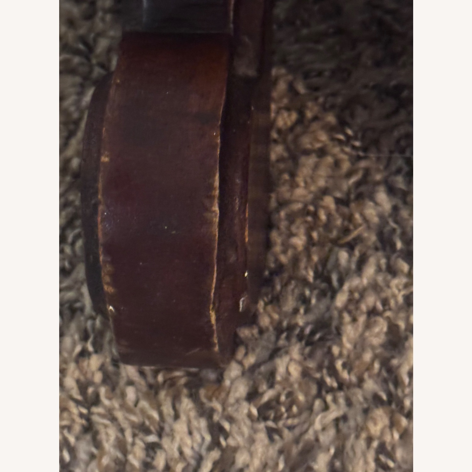 18th Century Mahogany Cheval Full-Length Mirror - image-9