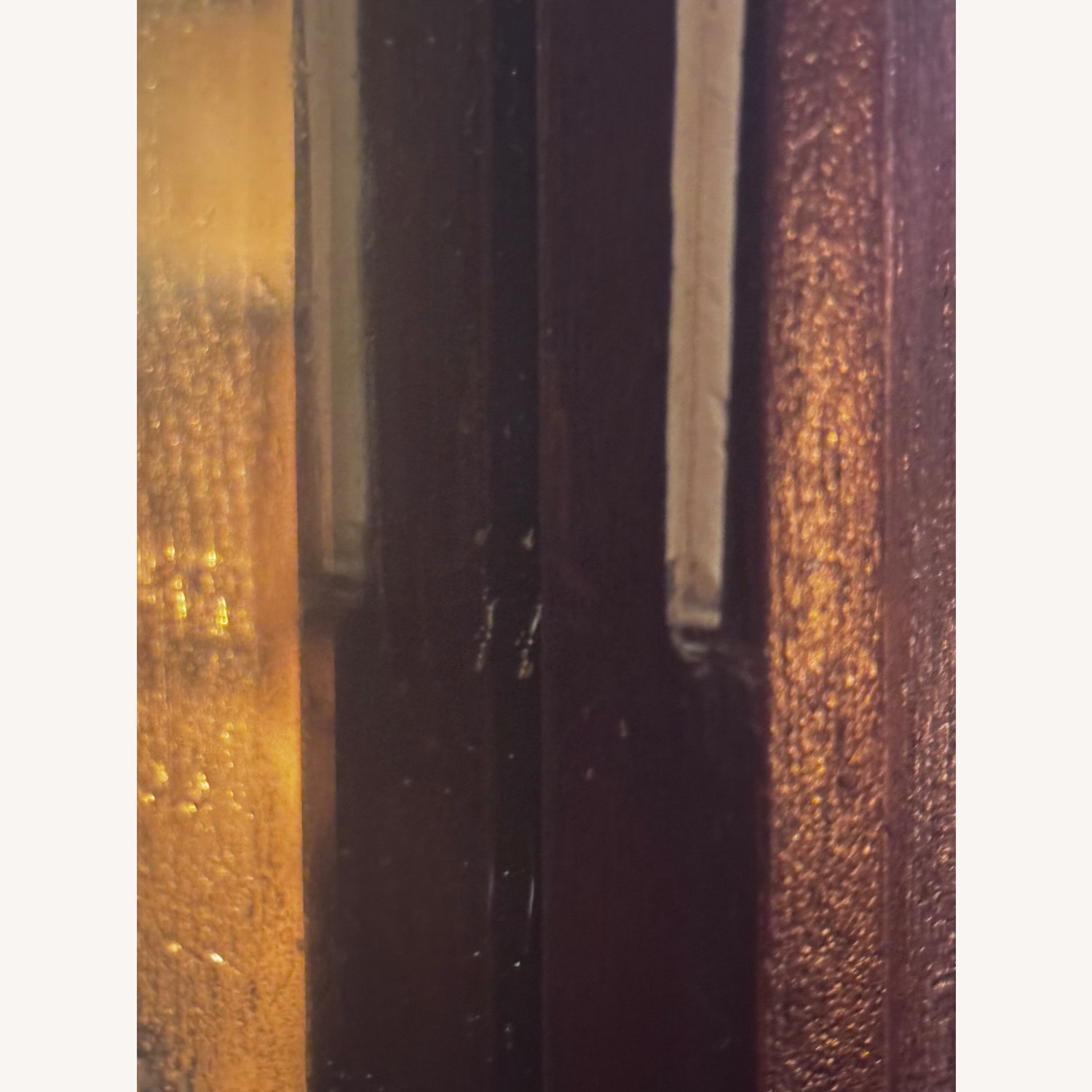 18th Century Mahogany Cheval Full-Length Mirror - image-8