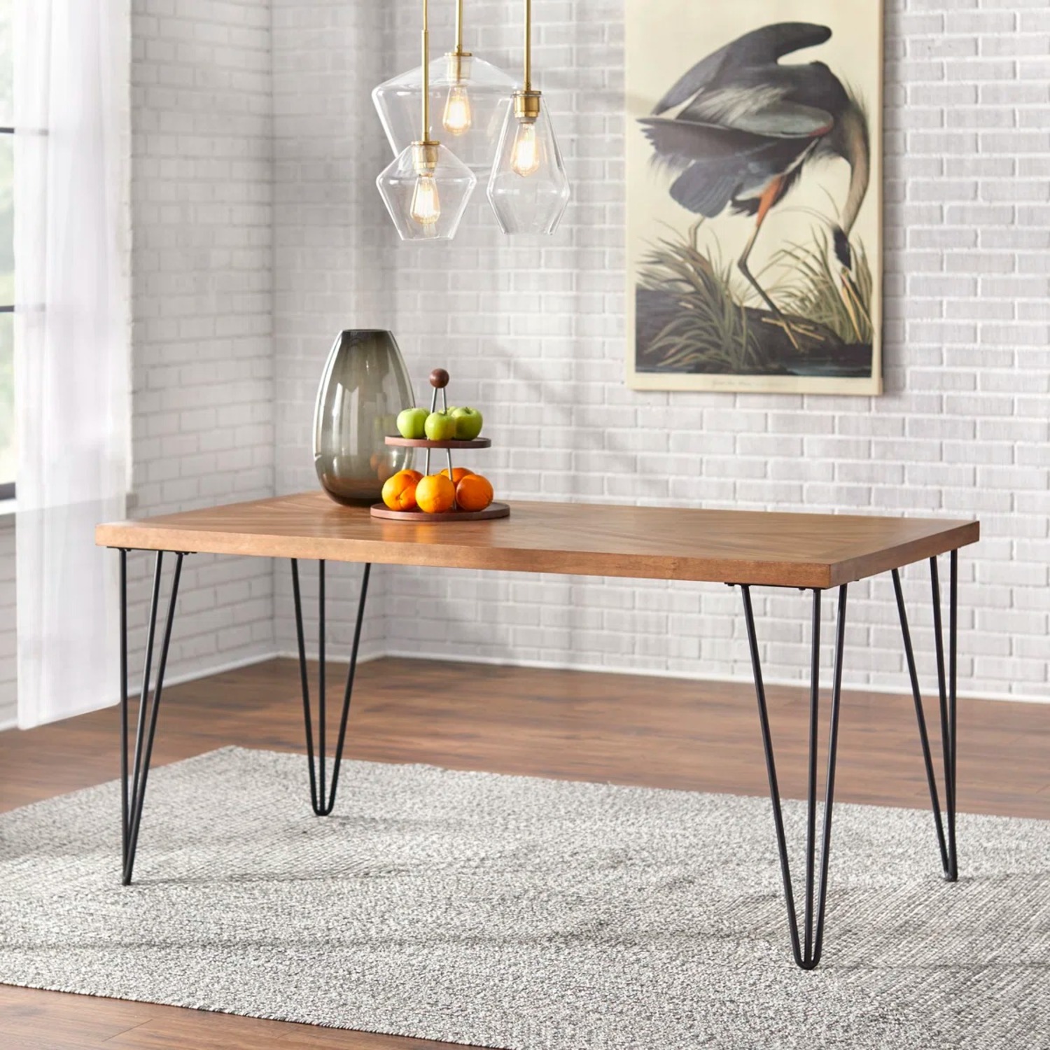 Lasher Dark Wood Dining Room Table - image-2