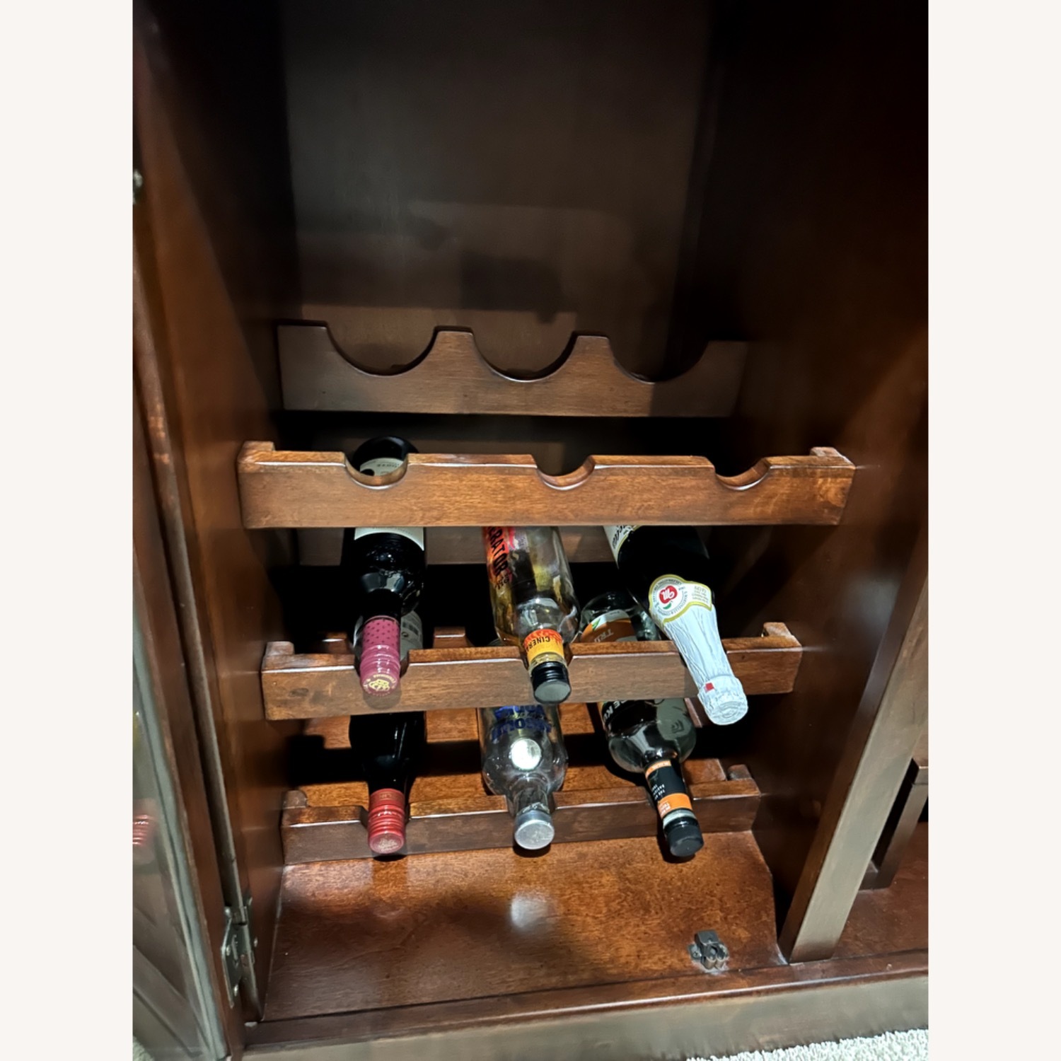 Wooden Bar with 2 Stools - image-3