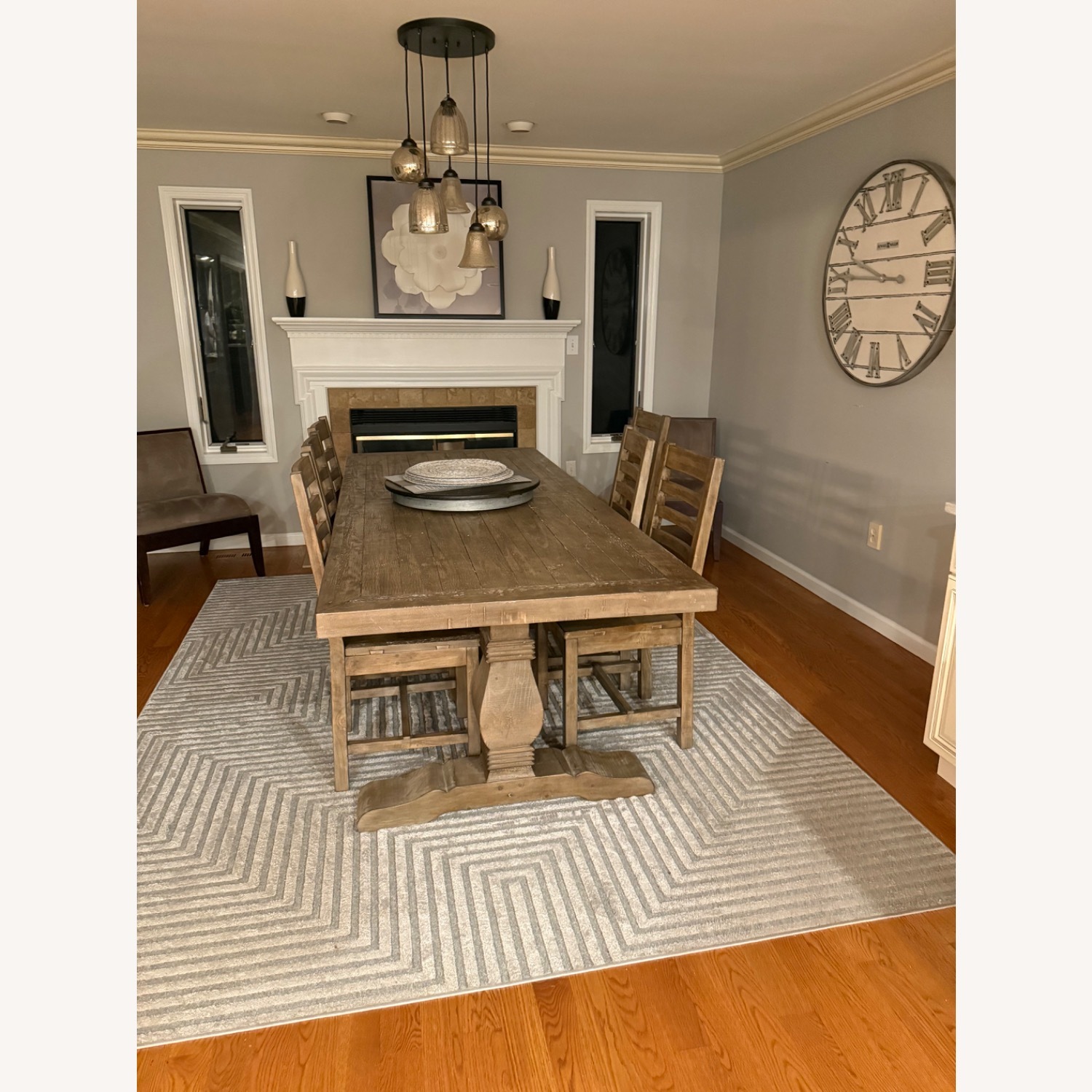 Kitchen Dining Table and 6 Chairs - image-3