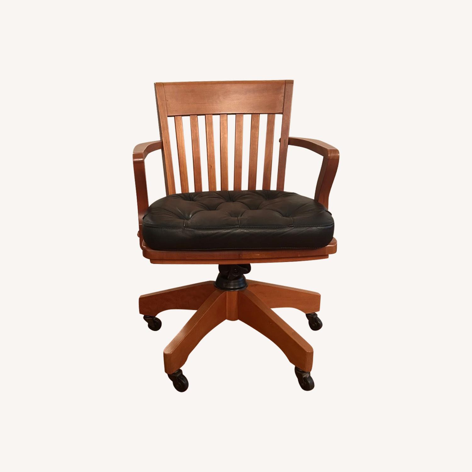 Solid Cherry Desk Chair - image-0