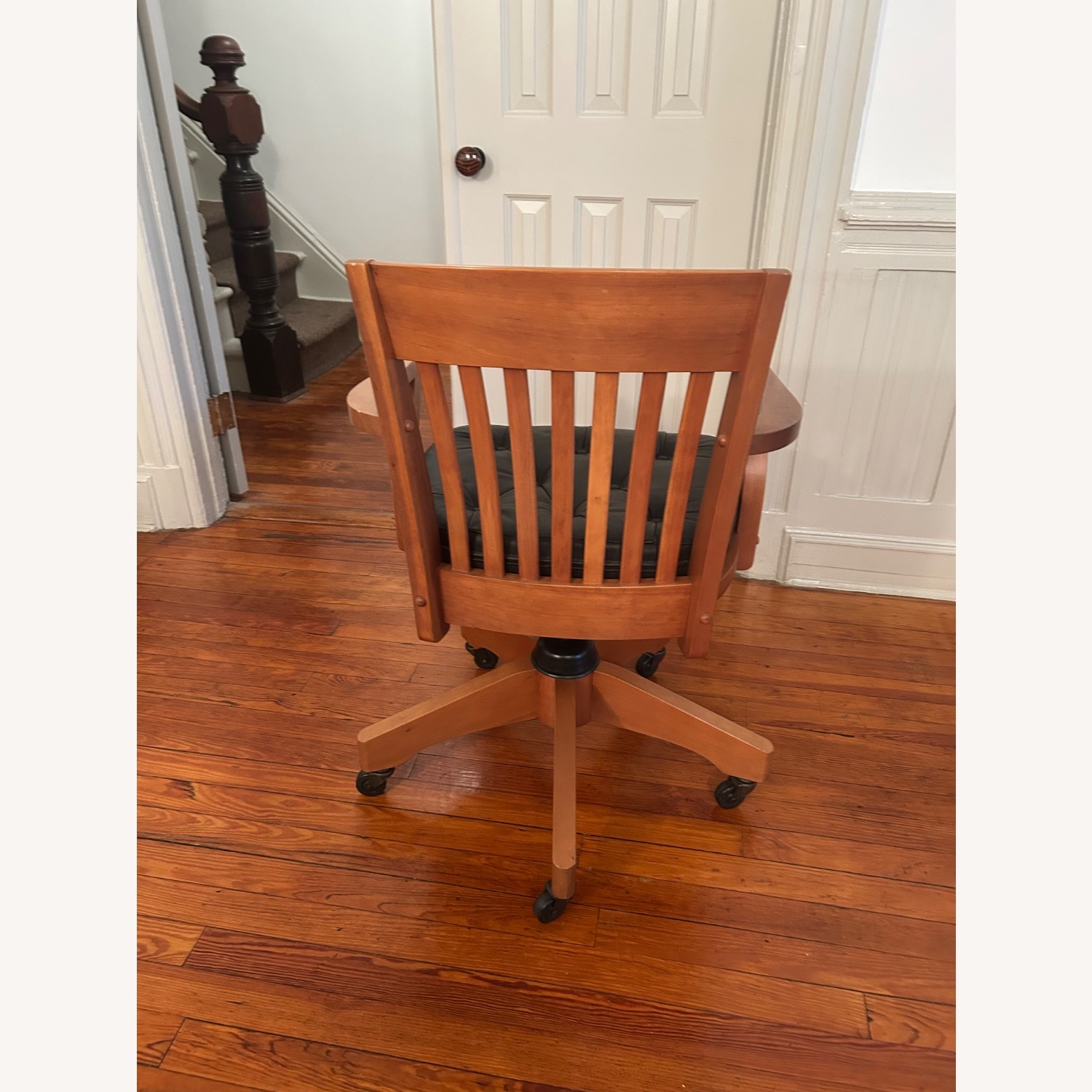 Solid Cherry Desk Chair - image-2