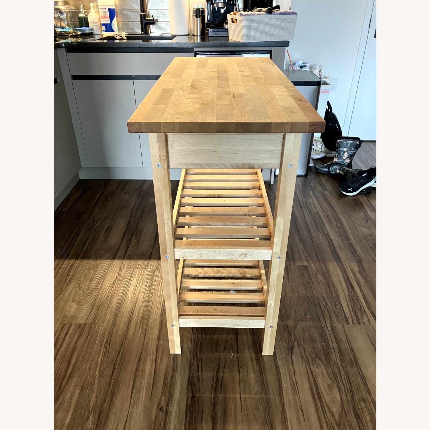 IKEA FÖRHÖJA Kitchen Cart, Birch - image-2