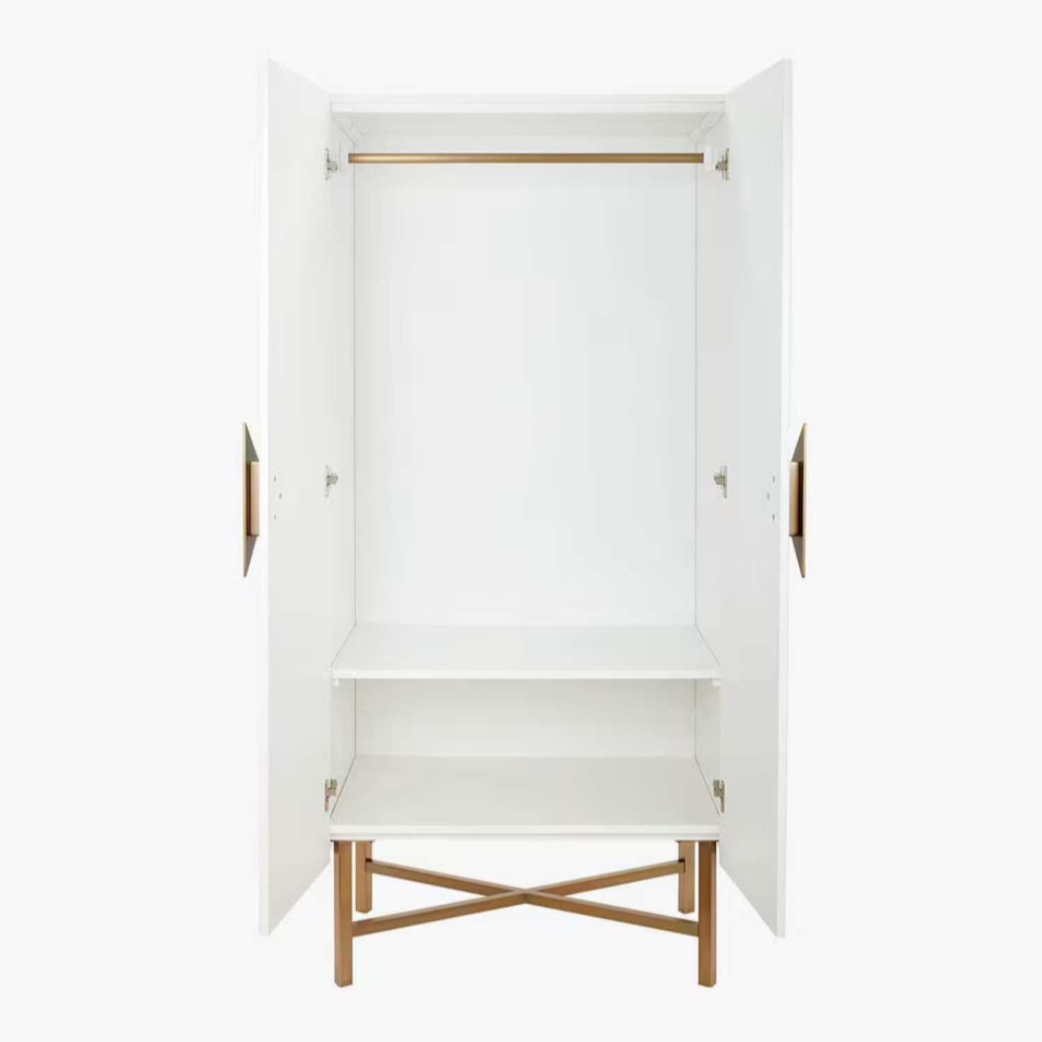CB2 Astoria White Wooden Wardrobe - image-4