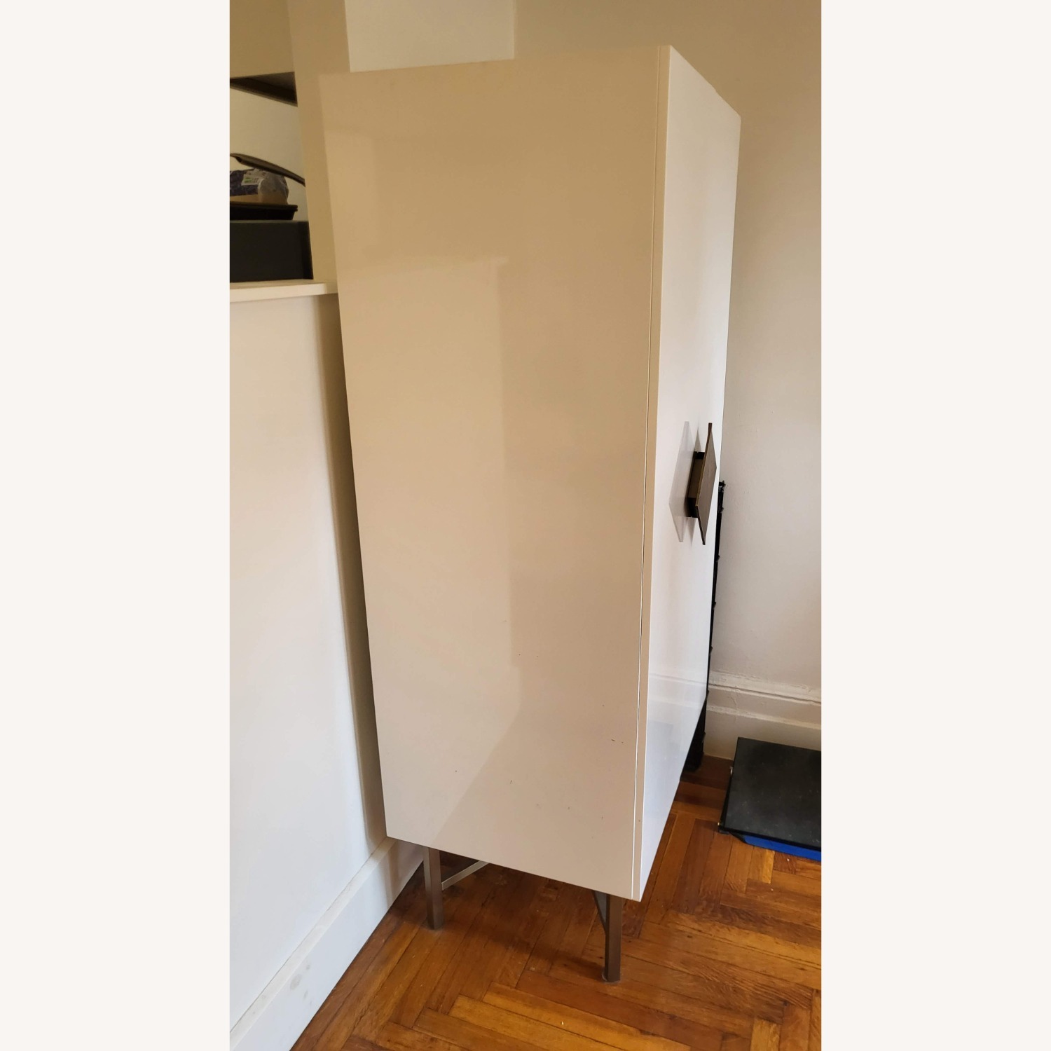 CB2 Astoria White Wooden Wardrobe - image-5