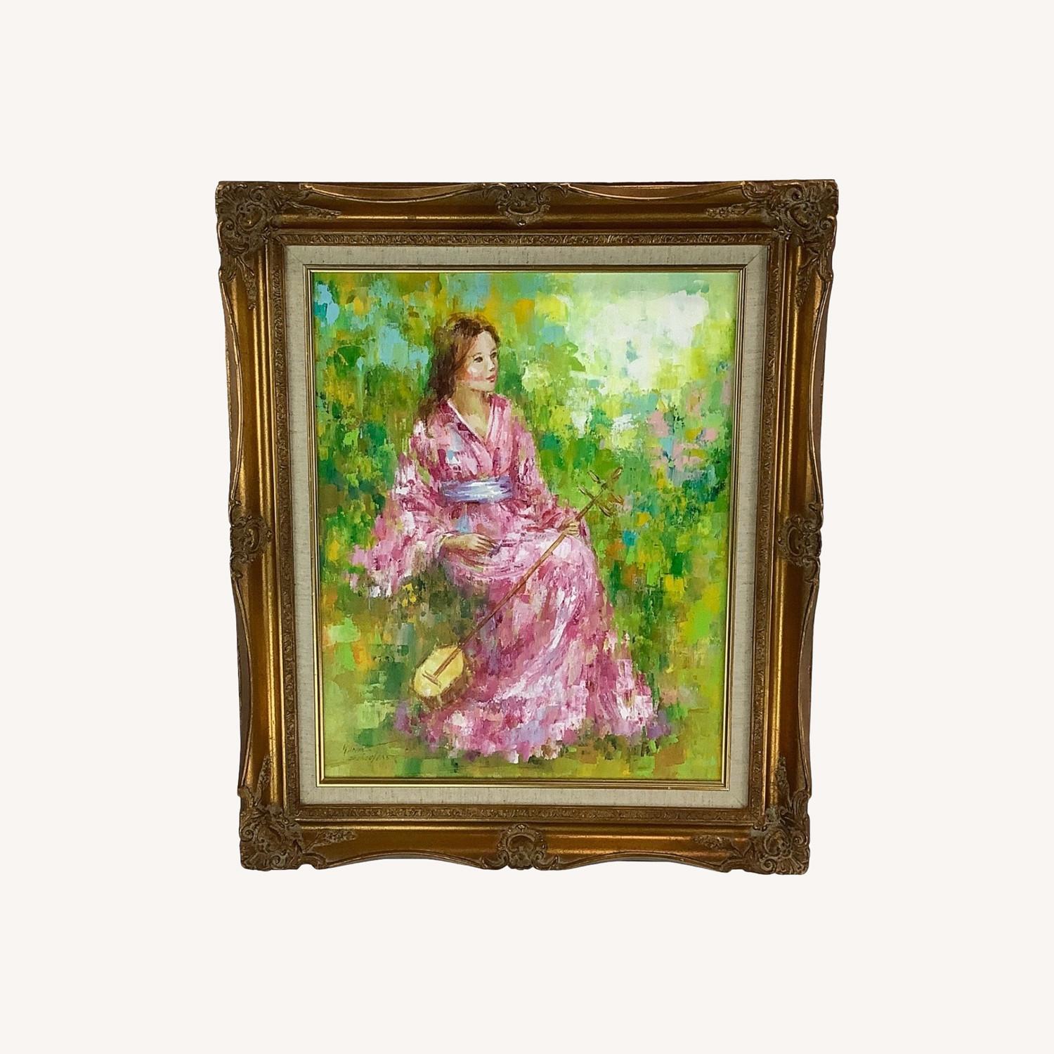 Impressionist Art Woman in Kimono- K Schaefers - image-0