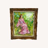 Impressionist Art Woman in Kimono- K Schaefers