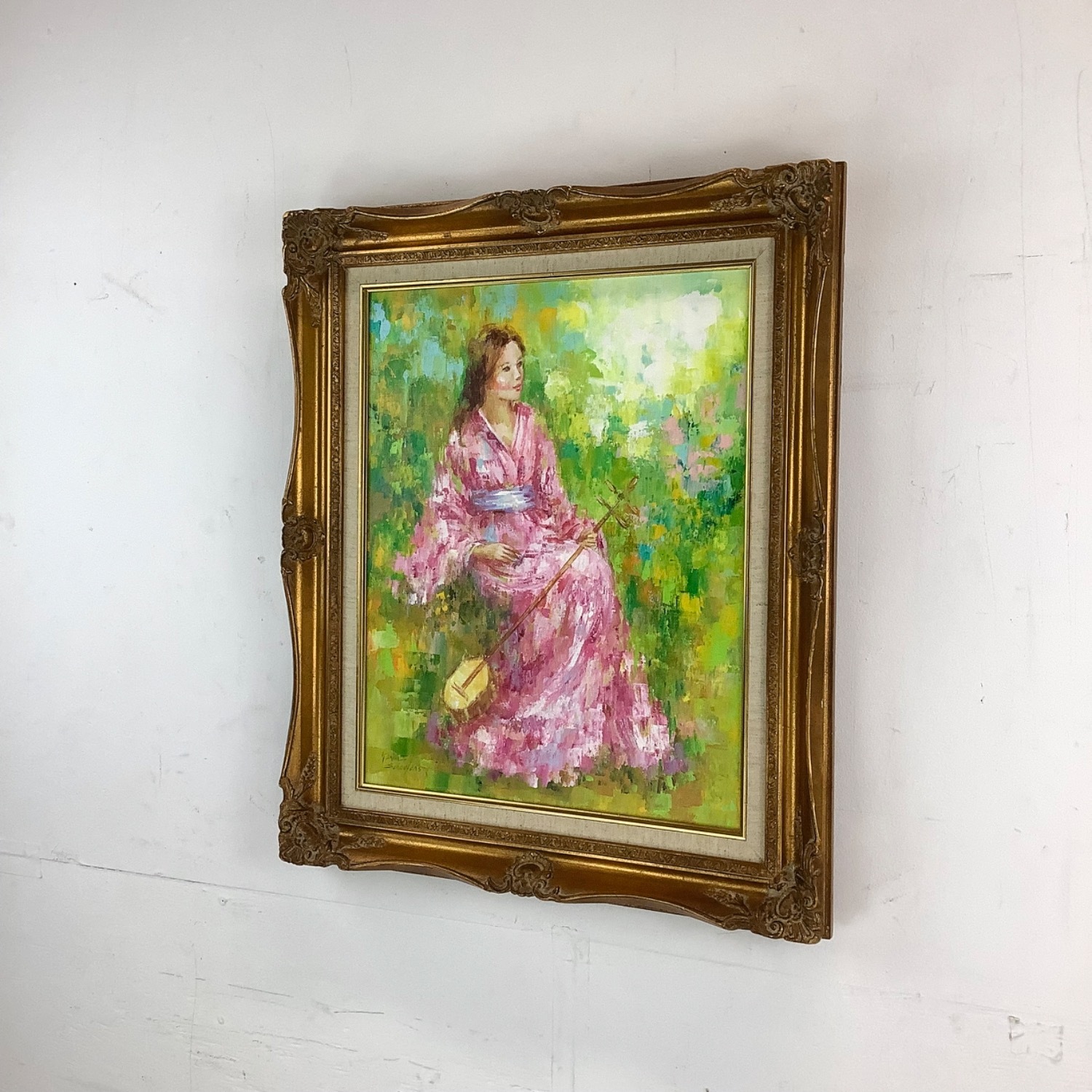 Impressionist Art Woman in Kimono- K Schaefers - image-3