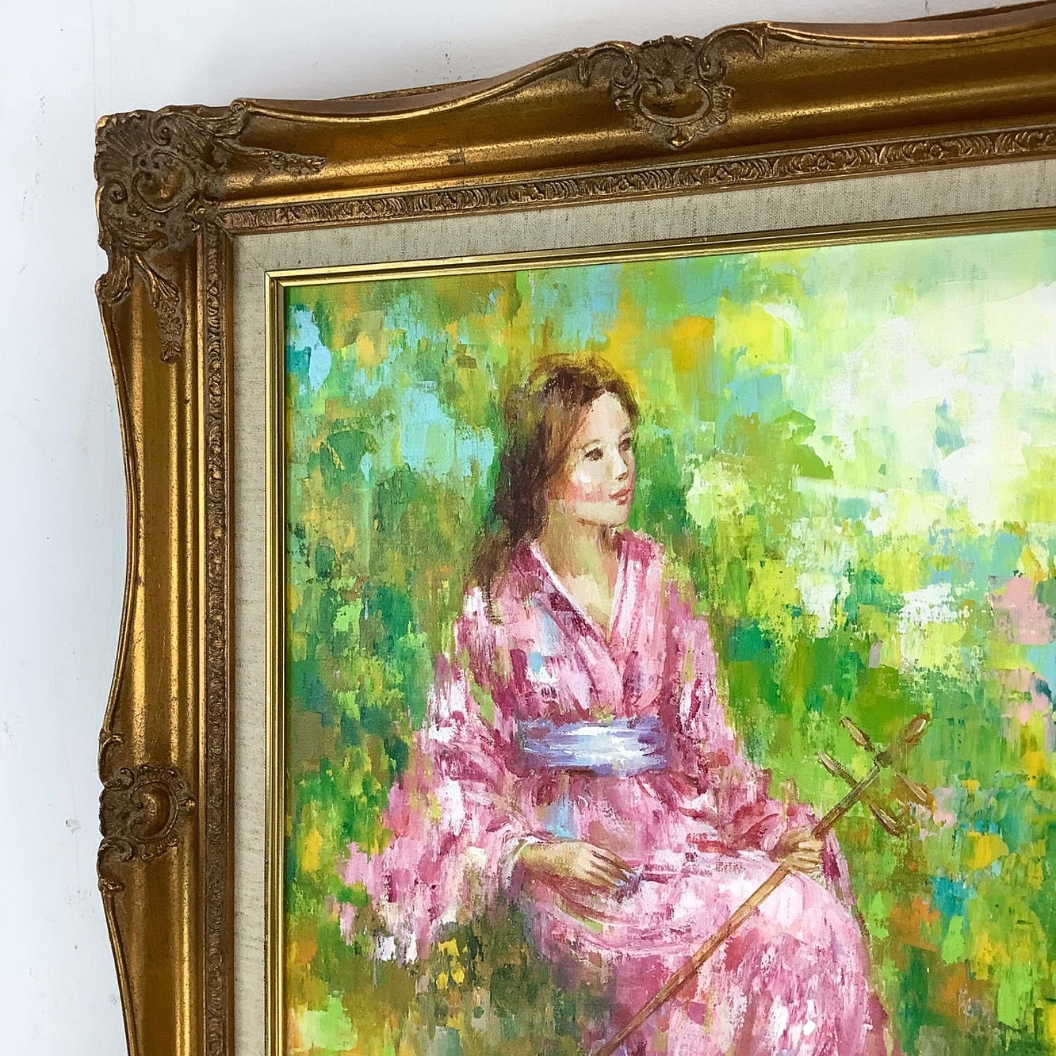 Impressionist Art Woman in Kimono- K Schaefers - image-4