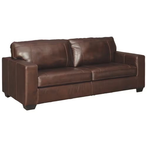 Used Morelos Leather Sofa Come Bed for sale on AptDeco