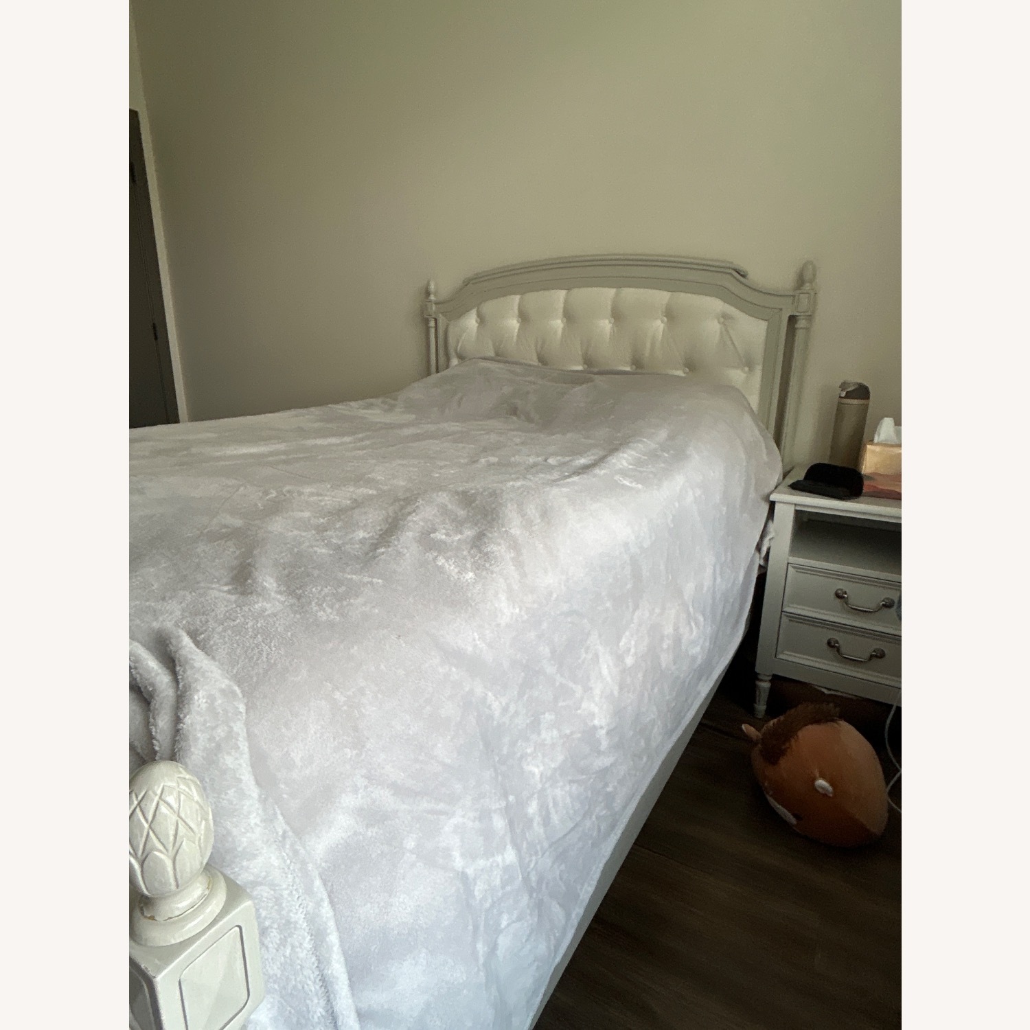 Blythe Bed Frame French White Bed - image-5