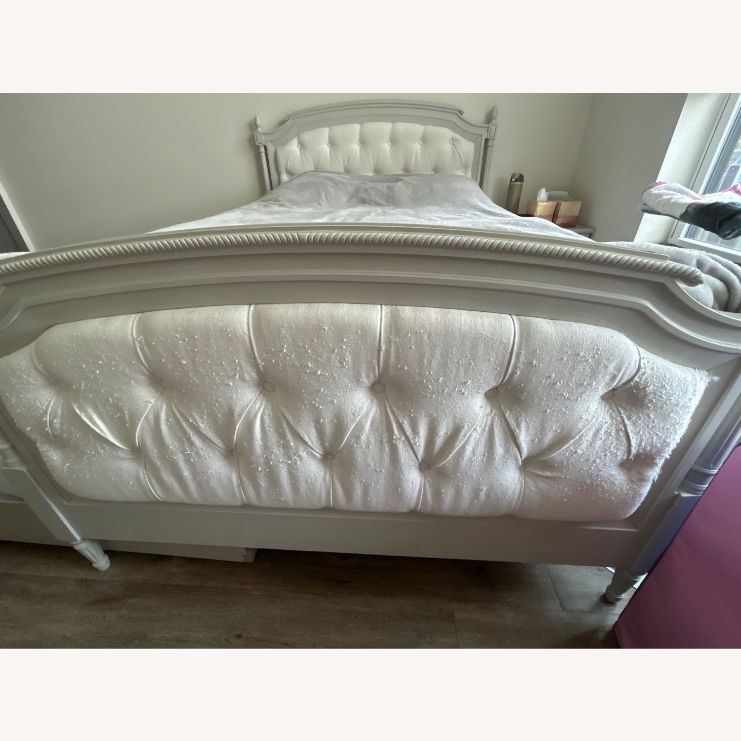 Blythe Bed Frame French White Bed - image-4