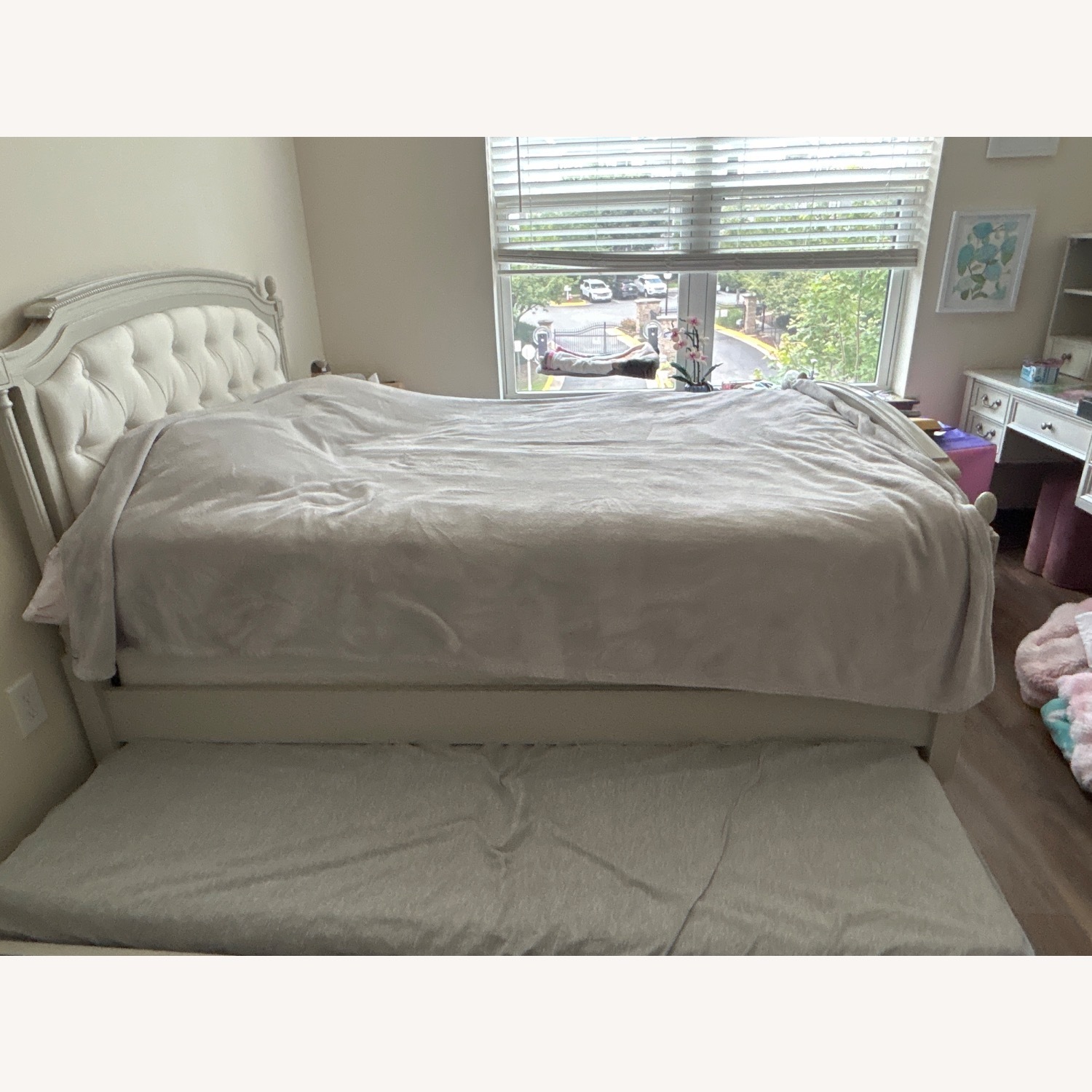 Blythe Bed Frame French White Bed - image-2