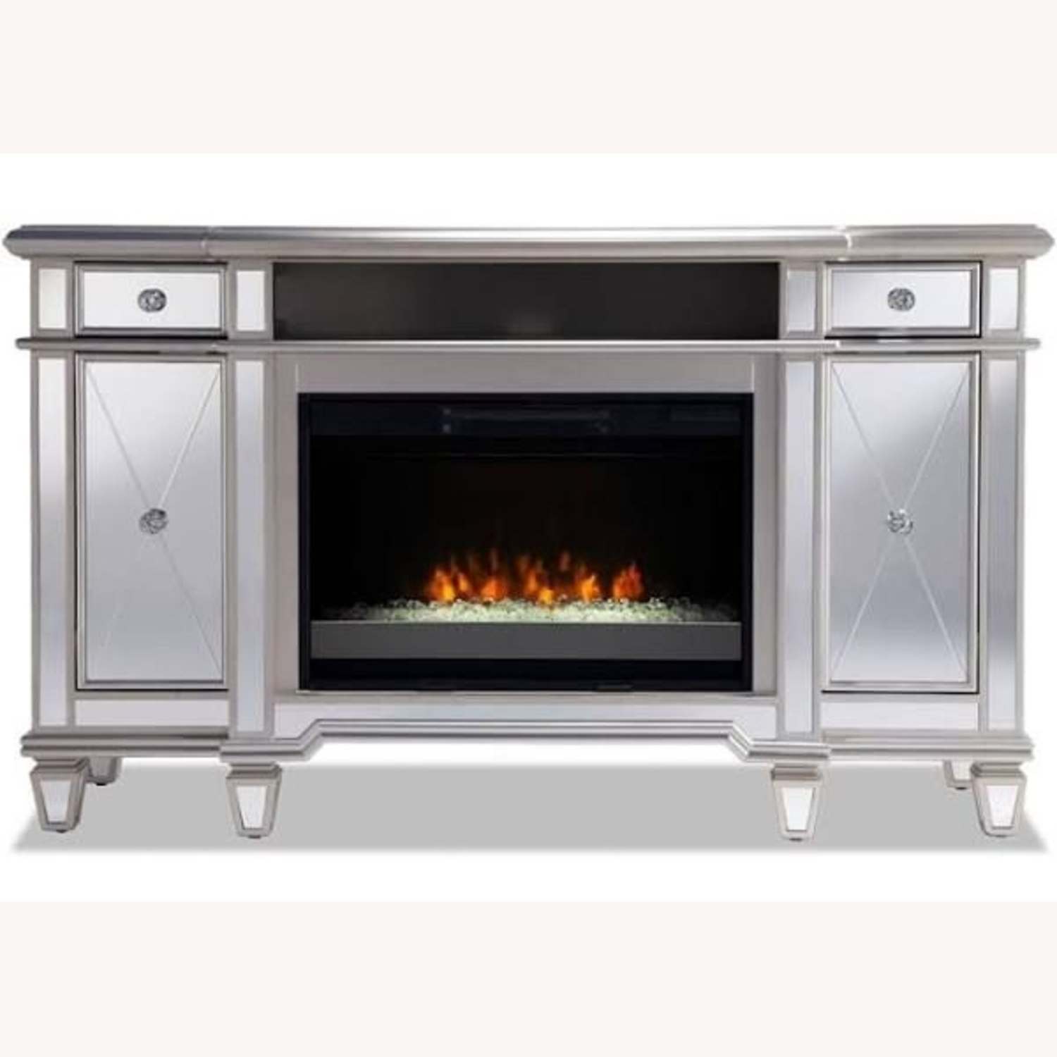 Salon Media Console/Fake Fireplace/Space Heater - image-5
